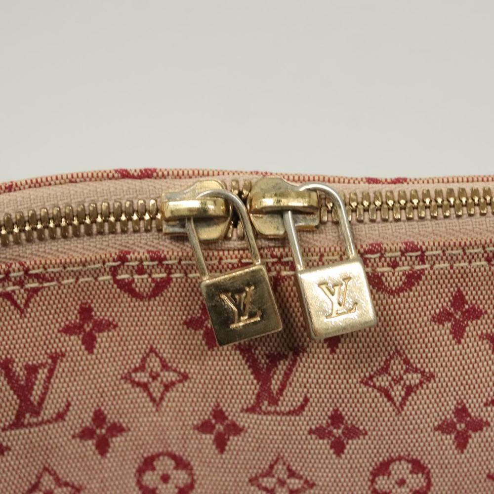 LOUIS VUITTON Monogram Mini Alma Haut Hand Bag Red M92204 LV Auth 129888 - Picture 16 of 16